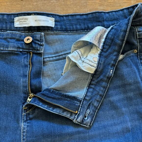 Levi's Signature midrise boot cut medium wash jeans pants size 20
 b32 - Picture 5 of 6